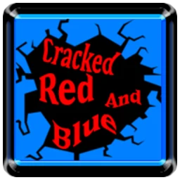 Icône de Cracked Red and Blue Icon Pack